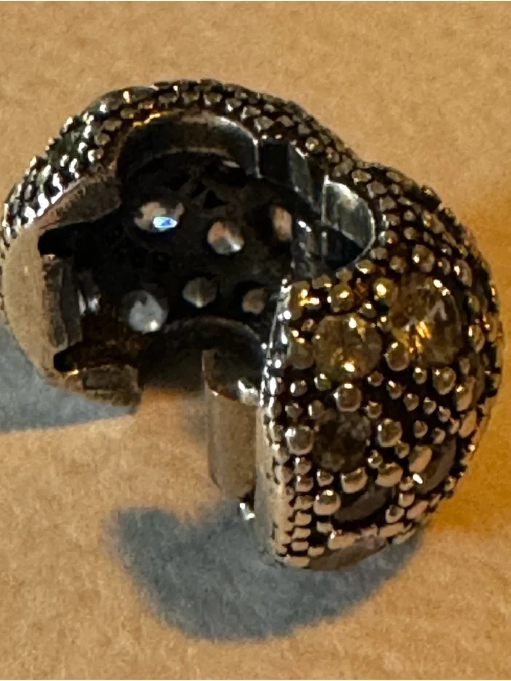 EUC Pandora Clear Cosmic Stars Clip Charm